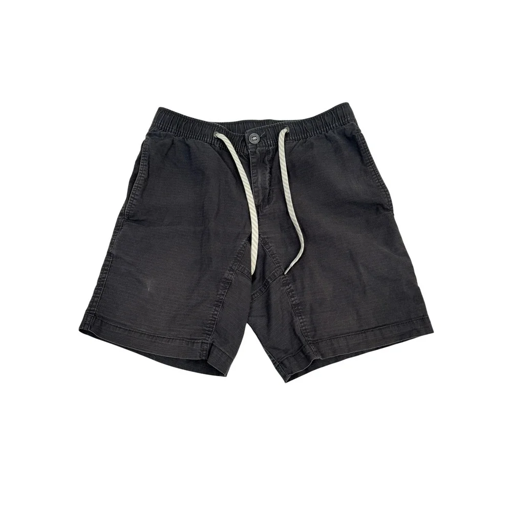 Vuori Ripstop Climber Shorts Small Charcoal Grey V370 Elastic Waist 8